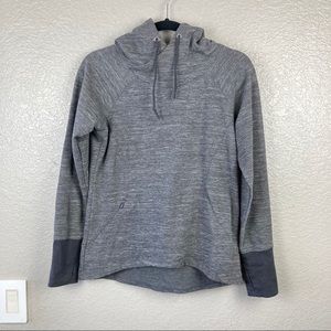 Avalanche Mila Pullover Hoodie Sweater Gray Sz S